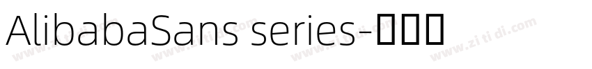 AlibabaSans series字体转换